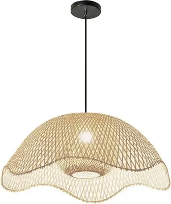 Image de Lampe Suspendue Toolight APP1633-1CP Boho Beige