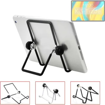 Produktbild von K-S-Trade Tablet-Ständer Tablet-Halterung Tablet-Aufsteller kompatibel mit Teclast T50 Pro faltbarer Tischständer Tablet Halterung