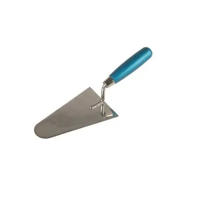 Zdjęcie produktu dla Kielnia ze stali nierdzewnej FESTA, drewniana, okrągła, 160 mm