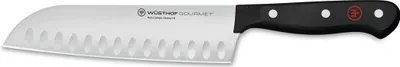 Image de Wüsthof Santoku mit Kullenschliff / Santoku Hollow Edge Gourmet 17 cm 1035046017