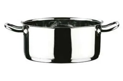 Immagine prodotto di Casseruola 2 Manici In Acciaio Inox 18/10  - cm.20