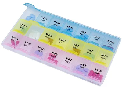 Immagine prodotto di Organizzatore settimanale per pillole, per tre giorni