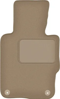 Produktbild von Fahrerfußmatte Velours beige passend für BMW Z3 E36/7 (1997-2002, Cabrio) – mit Befestigungen – passgenau