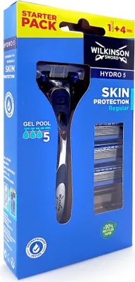 Produktbild von Wilkinson Hydro 5 Skin Protection Starter Pack mit Rasierer + 3 Ersatzklingen
