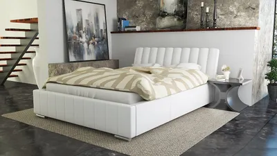 Produktbild von Polsterbett Bett Doppelbett IVANO 200x200cm inkl.Bettkasten