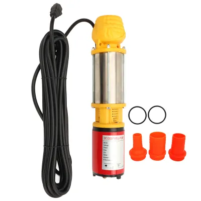 Obrázok produktu pre DC60V 550W hlboké studne čerpadlo solárne 6m³/h 22m zdvihu z nehrdzavejúcej ocele bezkartáčové vodné čerpadlo pre vidiecke rodinné farmy kempingové vozidlo
