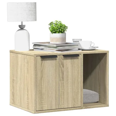 Produktbild von "2026 Aktion"Katzenklo Sonoma Eiche 60x40x40 cm Holzwerkstoff GermanyMöbel 11744 - Kratzbäume