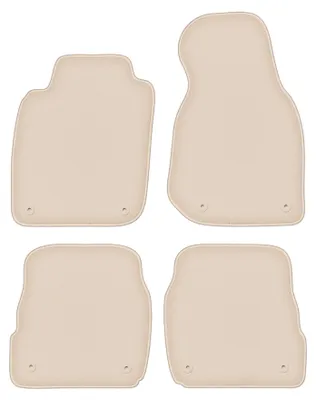 Produktbild von DURBAN Beige Velours-Fußmatten-Set für Audi A6 C5 Avant, Kombi, Limousine, quattro, allroad (1997-2005)