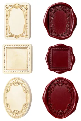 Immagine prodotto di Solidchoice - Set di 3 timbri vintage per sigilli in cera, ideali per decorazioni artigianali