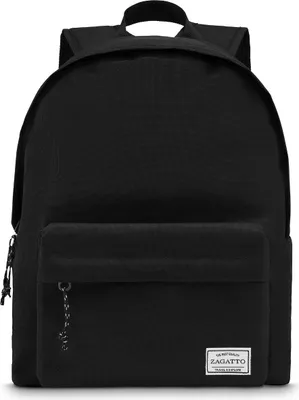 Produktbild von Zagatto Schwarz Rucksack Dammen Herren Kinder Sportrucksack sicher und komfortabel Schulrucksack 20L ZG774