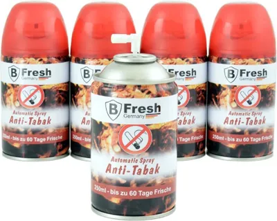 Produktbild von Lufterfrischer Raumduftspray Duftspray Nachfüller Kartusche 250ml Anti Tabak
