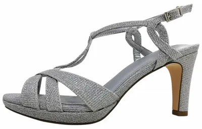 Produktbild von La Strada Damenschuhe Sandalette Silber Festlich, Schuhgröße:39 EU