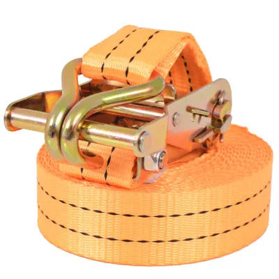 Produktbild von vidaXL Ratschen-Spanngurte 10 Stk. 1 Tonne 6m×38mm Orange