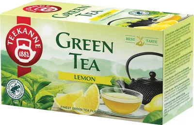 Obrázek produktu pro Teekanne Zelený čaj s citrónovým aroma porcovaný (20ks), 105470