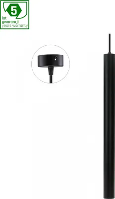 Image de Chloe Slim GU11/MR11 Suspended Base 250V IP20 40X500+1M Wire Black réglable Angle du faisceau