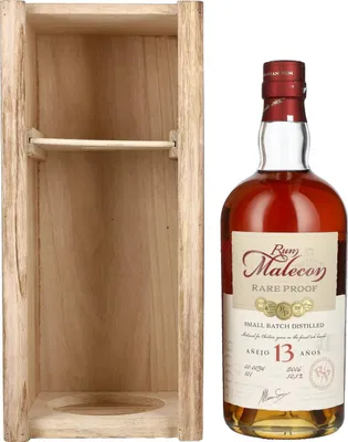 Image de Rum Malecon Añejo 13 Años RARE PROOF 2006 50,5% Vol. 0,7l in Holzkiste