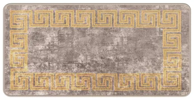 Image de vidaXL Tapis de couloir MARSA Gris 50 x 100 cm Polyester et PVC