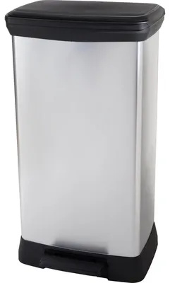 Obrázok produktu pre Odpadkový kôš DECO BIN Duo 23 l + 23 l, strieborný