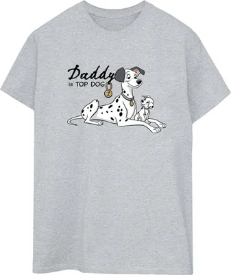 Produktbild von Disney - "101 Dalmatians Top Dog" T-Shirt für Damen BI26084 (S) (Grau)