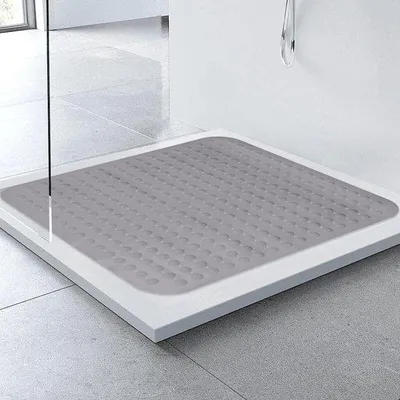 Produktbild von Famanu Duschmatte Antirutsch - 80 x 80 cm, Grau