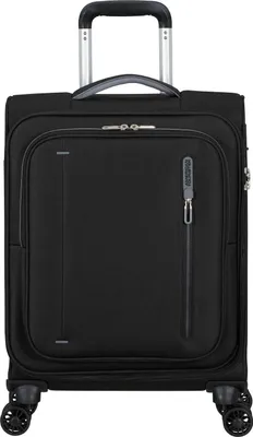 Produktbild von American Tourister Trolley Cloudrider Spinner TSA Jet Black schwarz 55cm