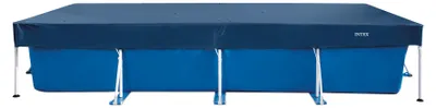 Produktbild von INTEX 28080 Abdeckplane Deluxe rechteckig 460x226cm Pool Abdeckung mit Überhang