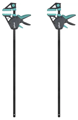 Produktbild von wolfcraft 2 Einhandzwingen PRO - Spannkraft 150 kg - 700 mm Spannweite