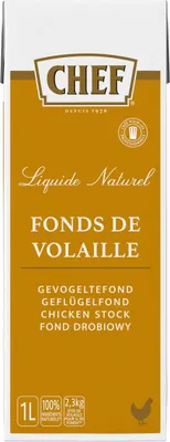 Immagine prodotto di CHEF Poultry Stock Signature perfetto per zuppe e salse 1000ml