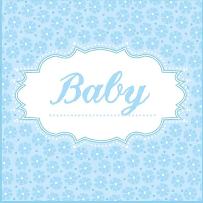 Produktbild von ARTEBENE Papier-Servietten „Baby Blue“, 33 x 33 cm, 20 Stück