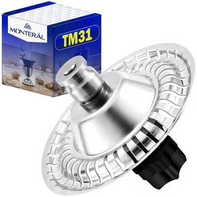 Melkopschuimer für TM31, Edelstahl, Ø 95 mm, Höhe 77 mm