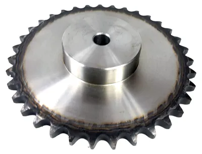 Immagine prodotto di Pignone 16B a 35 denti con mozzo, temprato, P: 25,4, 1″ Ozdowski a fila singola