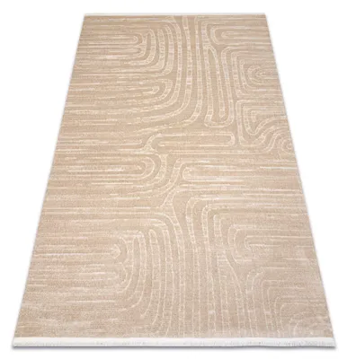 Image de Tapis FROJE 1774 Lignes – Style scandinave, texturé, moderne beige beige 200x290 cm