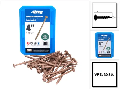 Produktbild von Kreg XL Pocket-Hole Schrauben 102 mm - 30Stk.