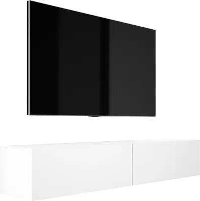 Produktbild von TV-SCHRANK : Mattweiß, 170 x 34 x 32 cm