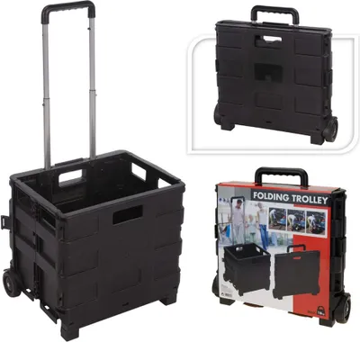 Produktbild von H&S Collection Sackkarre Aluminium mit Klappbox PP