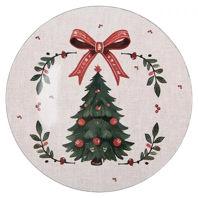 Produktbild von Clayre & Eef Unterteller Ø 40 cm Beige Kunststoff