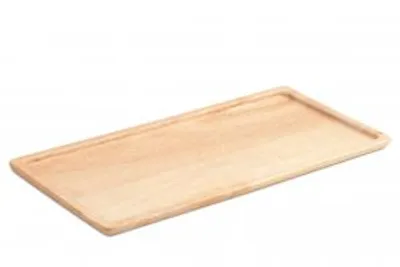 Produktbild von H&H Holztablett, helle Farbe, 25 x 12 cm