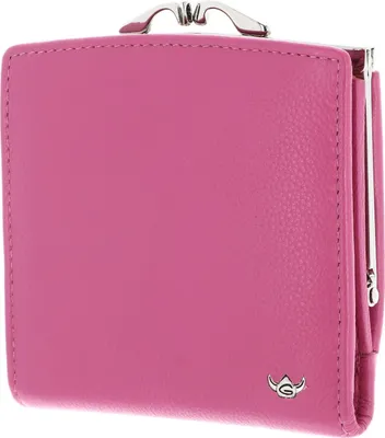 Immagine prodotto di Golden Head Pelle portafoglio Madrid RFID Protect French Coin Purse Wallet Fuchsia rosa