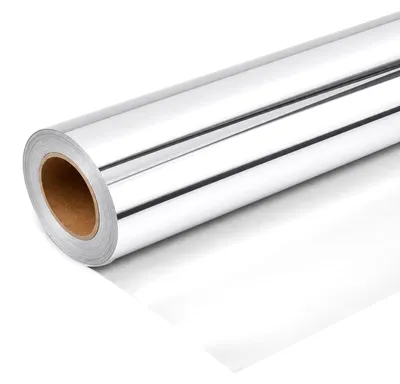 Produktbild von Spiegelfolie - Selbstklebend - Für Schränke und glatte Oberflächen - Silber - 45 cm x 200 cm