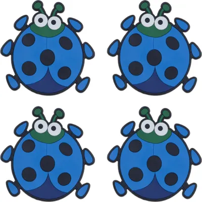 Produktbild von Untersetzer 4er-Set - 10x10 cm - 4 Stück - Blau
