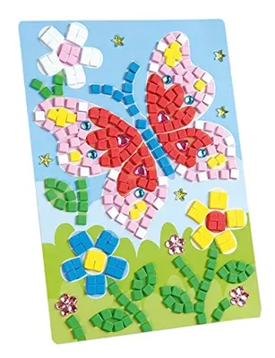 Produktbild von folia Moosgummi-Mosaik "Schmetterling" 405 Teile