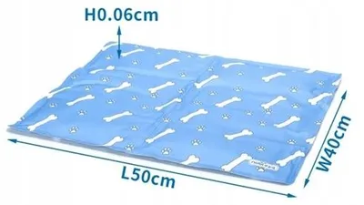 Produktbild von Nobleza Gel-Kühlmatte für Haustiere 50x40cm Blau