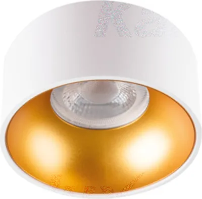Produktbild von Kanlux MINI RITI GU10 Deckeneinbauleuchte, Runde Form, Gold/Weiß, Eloxiert