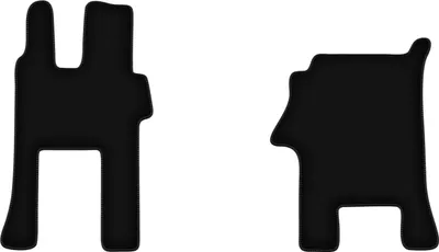 Immagine prodotto di Wielganizator Tappetini anteriori in velluto per Mercedes Actros MP4 (2011-, cabina larga) neri, set 2 pz, con fissaggi
