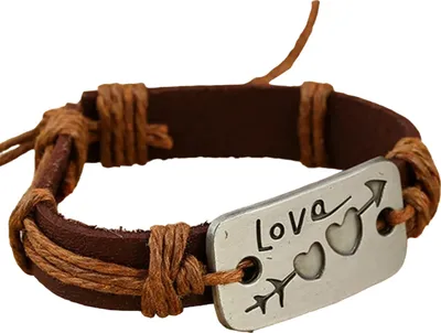 Produktbild von Heart Arrow Armband - Braun für jeden Anlass KP33138