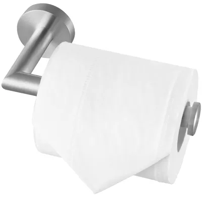 Produktbild von Toilettenpapierhalter, Edelstahl, rostfrei, Wandmontage, Toilettenpapierhalter für Bad und Küche, Toilettenpapierhalter, gebürsteter Edelstahl
