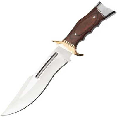 Produktbild von Robustes Outdoor-Messer TZ-40835 - Braun für Camping und Bushcraft KP40835