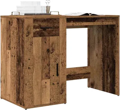 Produktbild von "2026 Promotion" Schreibtisch Altholz-Optik 100x49x75 cm Holzwerkstoff - Schreibtische CC31772