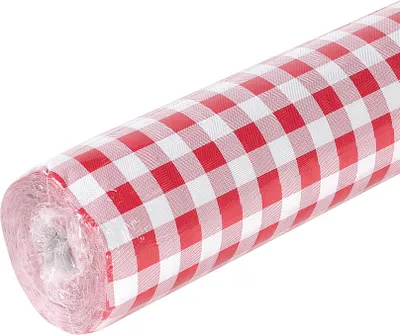 Produktbild von PROnappe Damast-Tischtuch "Vichy Karo" (B)1,2 x (L)10,0 m rot / weiß kariert