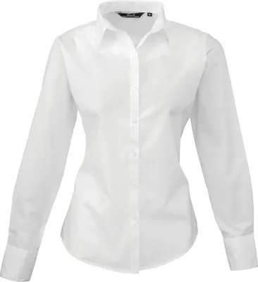 Produktbild von Premier - Hemd für Damen Langärmlig PC6082 (38 DE) (Weiß)